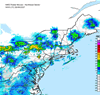 Composite Base Reflectivity image from the Northeastern USA