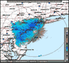 Base Reflectivity image from Fort Dix