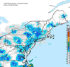 Composite Base Reflectivity image from the Northeastern USA