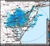 Base Reflectivity image from Dover AFB