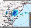 Base Reflectivity image from Dover AFB