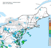 Composite Base Reflectivity image from the Northeastern USA