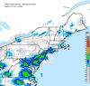 Composite Base Reflectivity image from the Northeastern USA