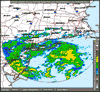Base Reflectivity image from Upton NY