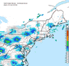 Composite Base Reflectivity image from the Northeastern USA