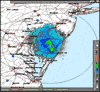 Base Reflectivity image from Dover AFB