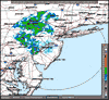 Base Reflectivity image from Fort Dix