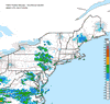 Composite Base Reflectivity image from the Northeastern USA