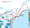 Composite Base Reflectivity image from the Northeastern USA