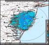 Base Reflectivity image from Dover AFB