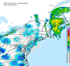 Composite Base Reflectivity image from the Northeastern USA