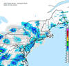 Composite Base Reflectivity image from the Northeastern USA