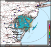 Base Reflectivity image from Dover AFB