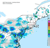 Composite Base Reflectivity image from the Northeastern USA