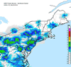 Composite Base Reflectivity image from the Northeastern USA