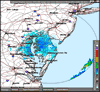 Base Reflectivity image from Dover AFB