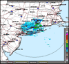 Base Reflectivity image from Upton NY