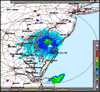 Base Reflectivity image from Dover AFB