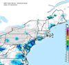 Composite Base Reflectivity image from the Northeastern USA