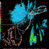 Base Reflectivity image from Fort Dix