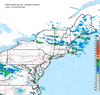 Composite Base Reflectivity image from the Northeastern USA