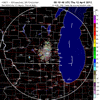 Base Reflectivity image from Milwaukee